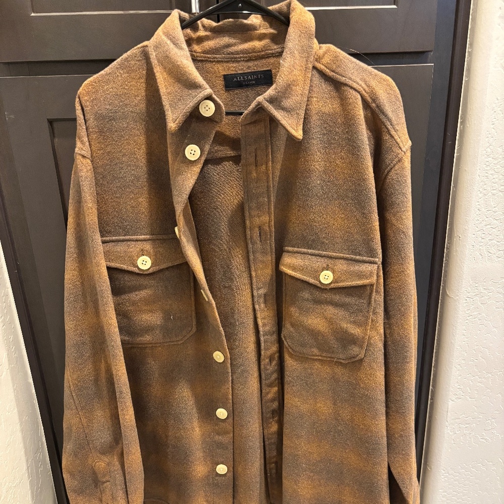 All saints men’s flannel
